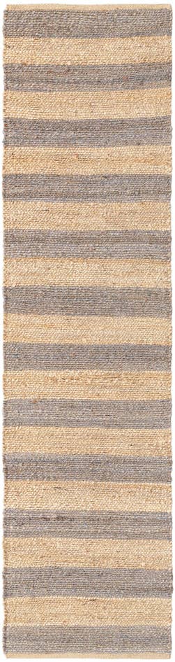Detailansicht von 65cm x 245cm Handgefertigt Braided Jute Läufer Teppich