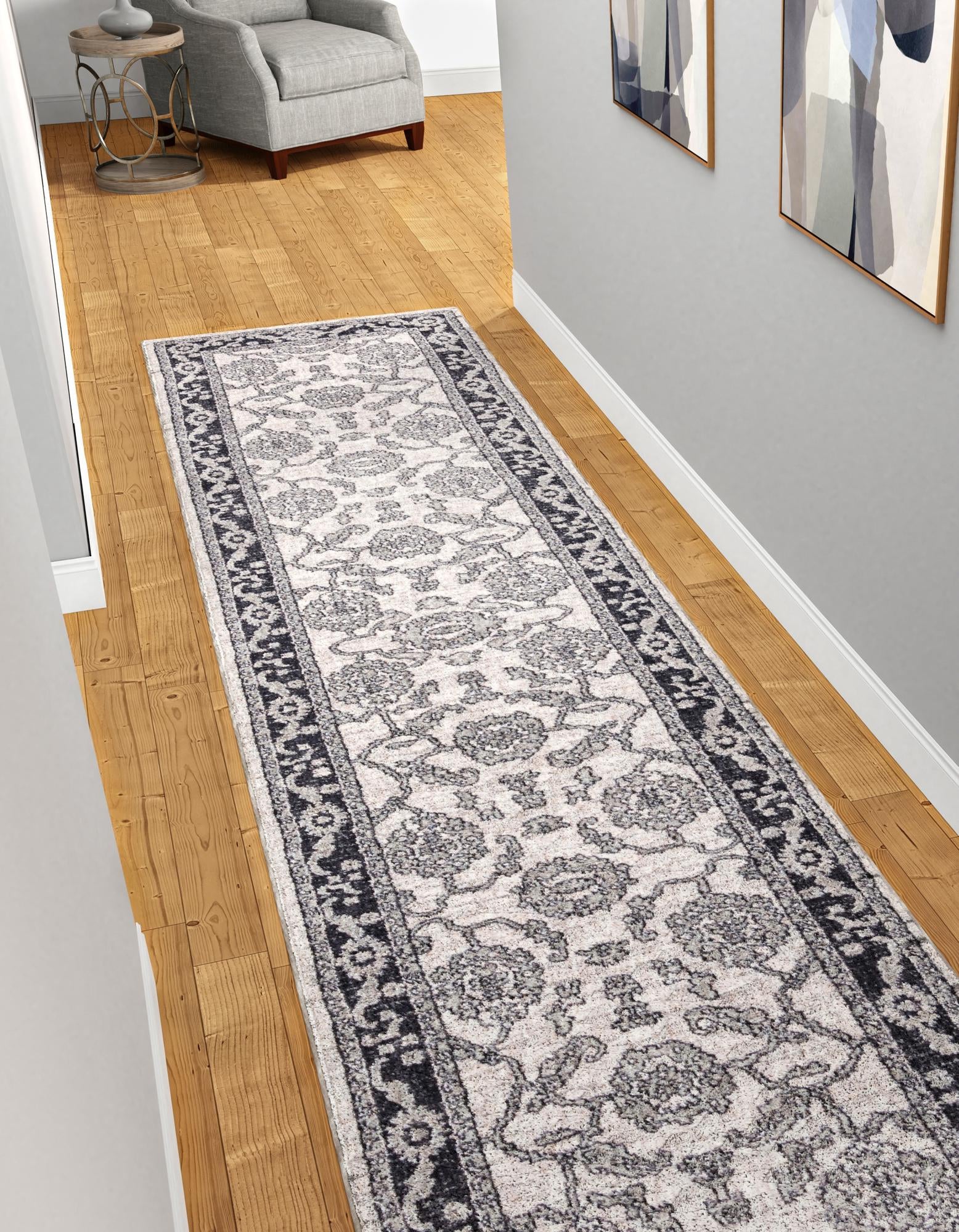 2' x 8' Eco Traditional Runner Rug