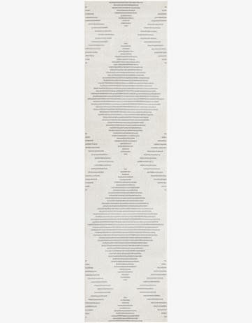 Ivory and Gray Kai Runner Rug