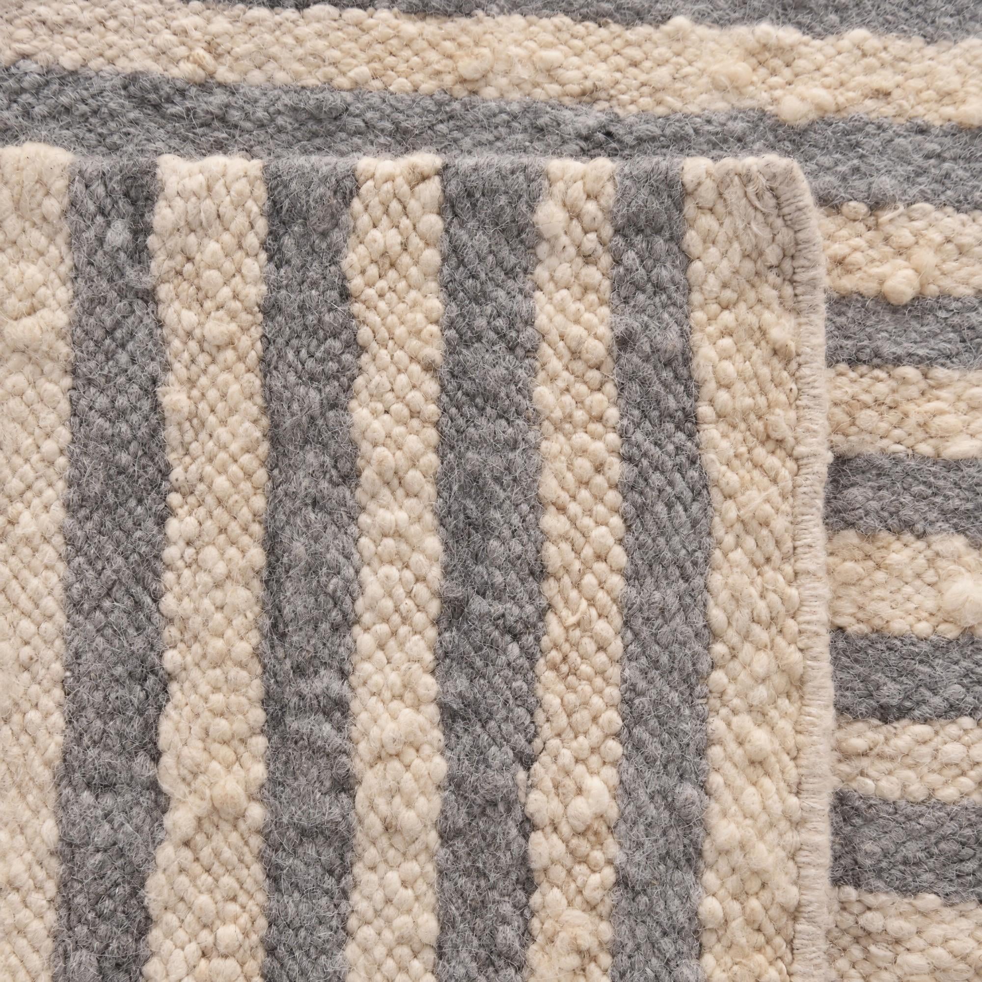Detail image 12 of 12: 3' 1 x 8' Hand Knotted Moroccan Wool Runner Rug