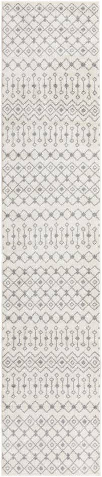 Detail image of 3' 3 x 16' 5 Moroccan Trellis Runner Rug