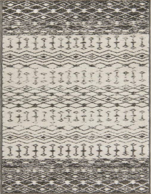 Detail image of 2' 7 x 10' Moroccan Trellis Runner Rug