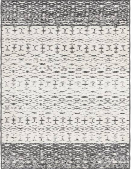 Detail image of 3' 3 x 16' 5 Moroccan Trellis Runner Rug
