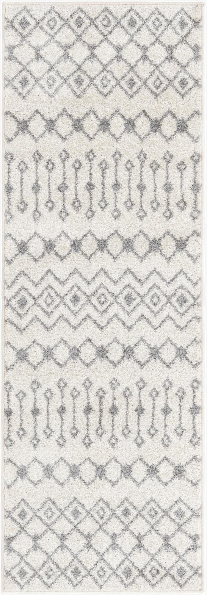 Primary image 2' x 6' Moroccan Trellis Runner Rug