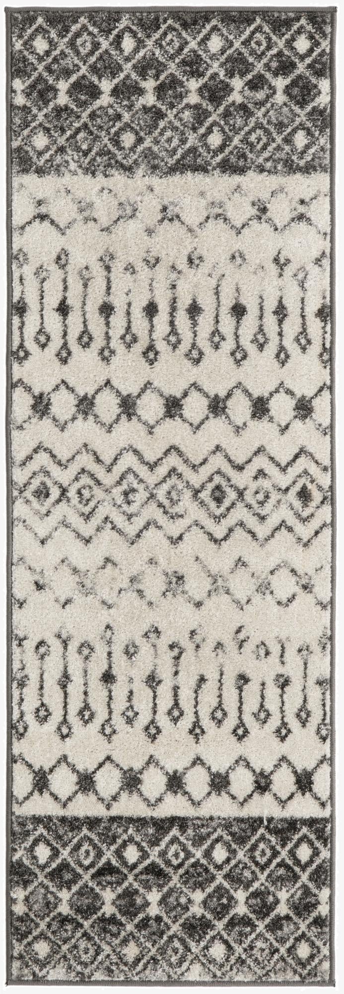 2' x 6' Moroccan Trellis Runner Rug