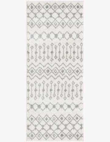 2' x 5' 3 Moroccan Trellis Runner Rug