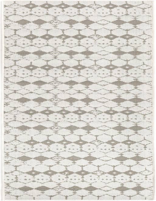 Detail image of 2' x 8' Easy-Clean Lattice Indoor / Outdoor Runner Rug