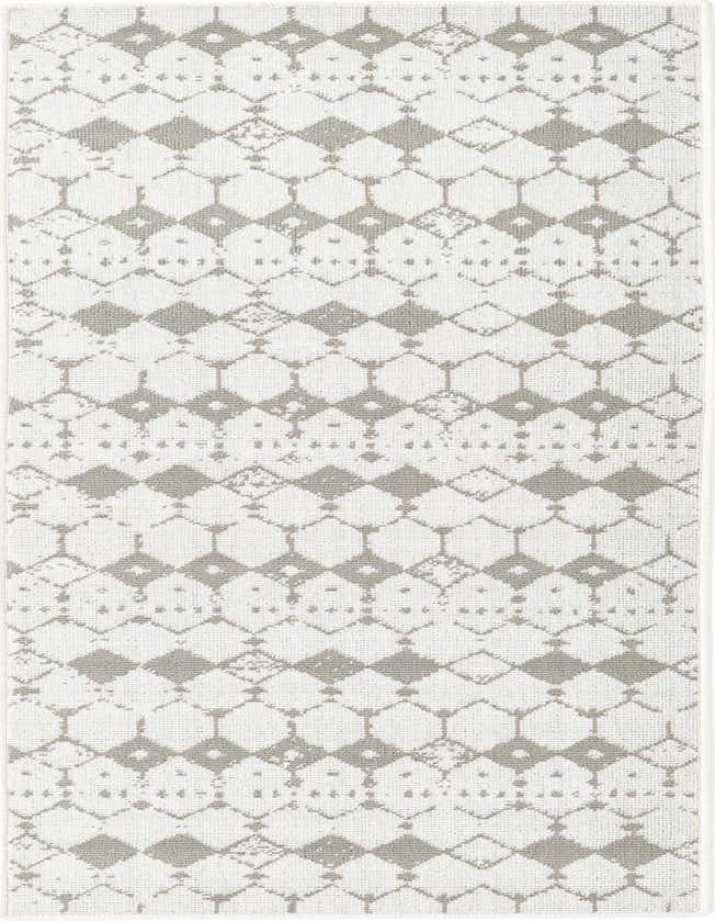 2' x 6' Easy-Clean Lattice Indoor / Outdoor Runner Rug
