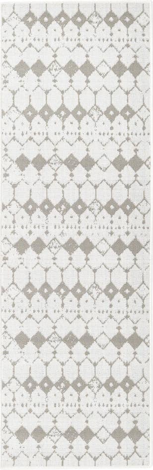 Detail image of 2' x 6' Easy-Clean Lattice Indoor / Outdoor Runner Rug