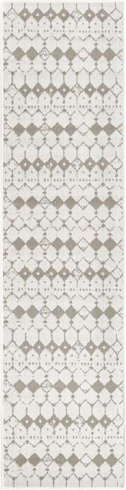 2' x 8' Easy-Clean Trellis Indoor / Outdoor Runner Rug