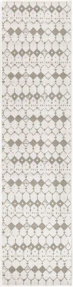 Detail image of 2' x 8' Easy-Clean Trellis Indoor / Outdoor Runner Rug