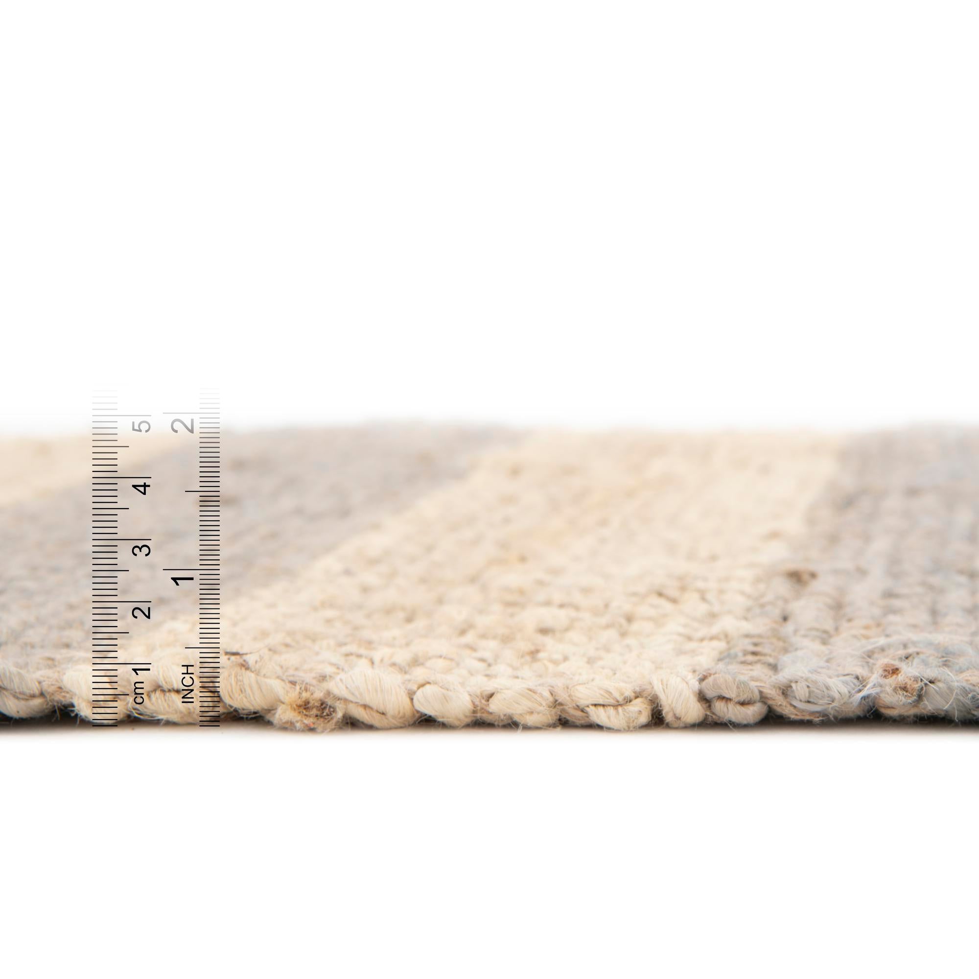 7' 10 x 7' 10 Handmade Braided Jute Square Rug
