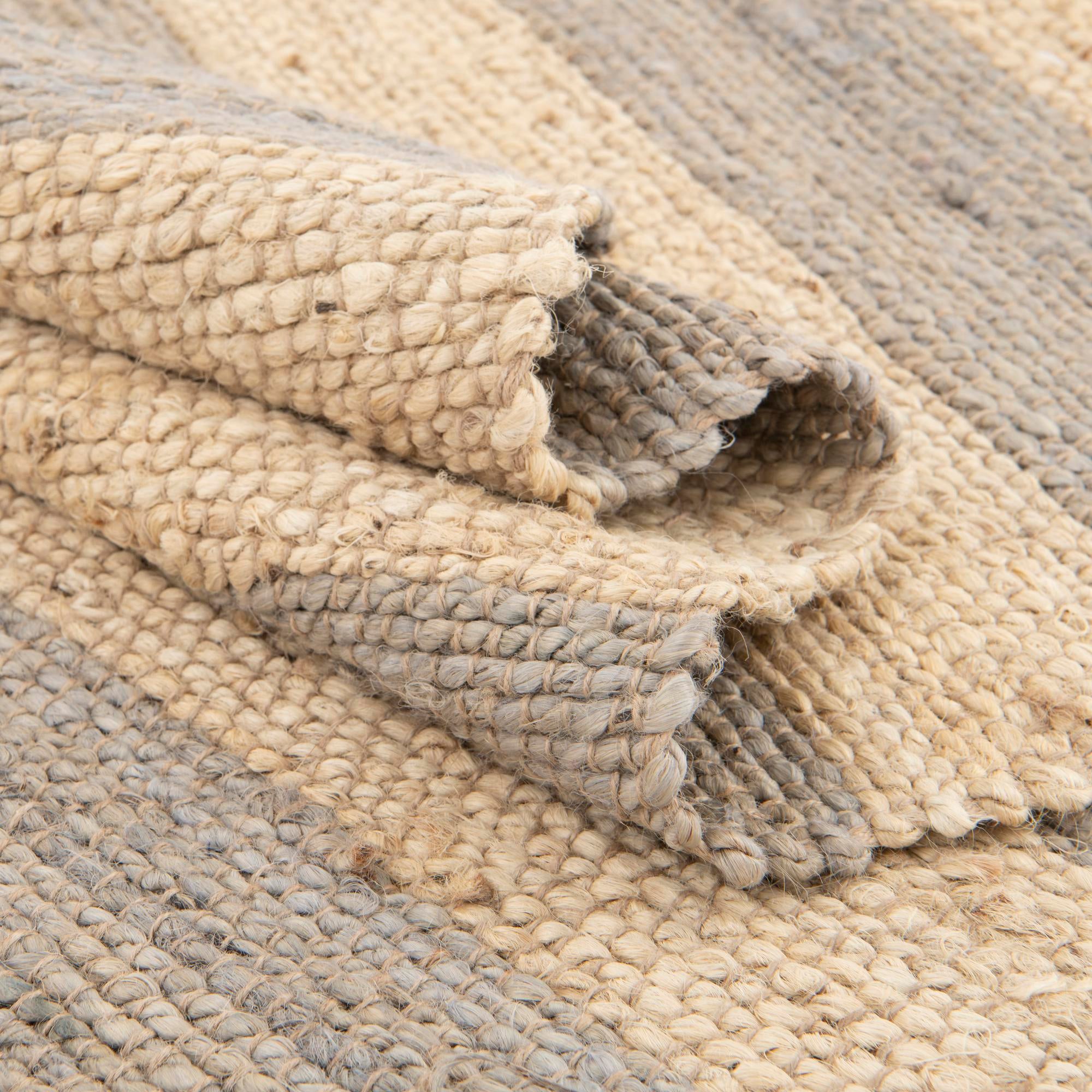 7' 10 x 7' 10 Handmade Braided Jute Square Rug