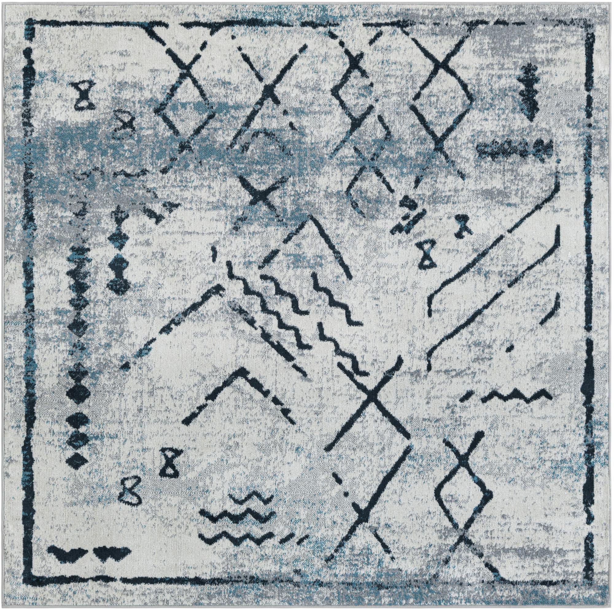 5' 3 x 5' 3 Kamala Washable Square Rug