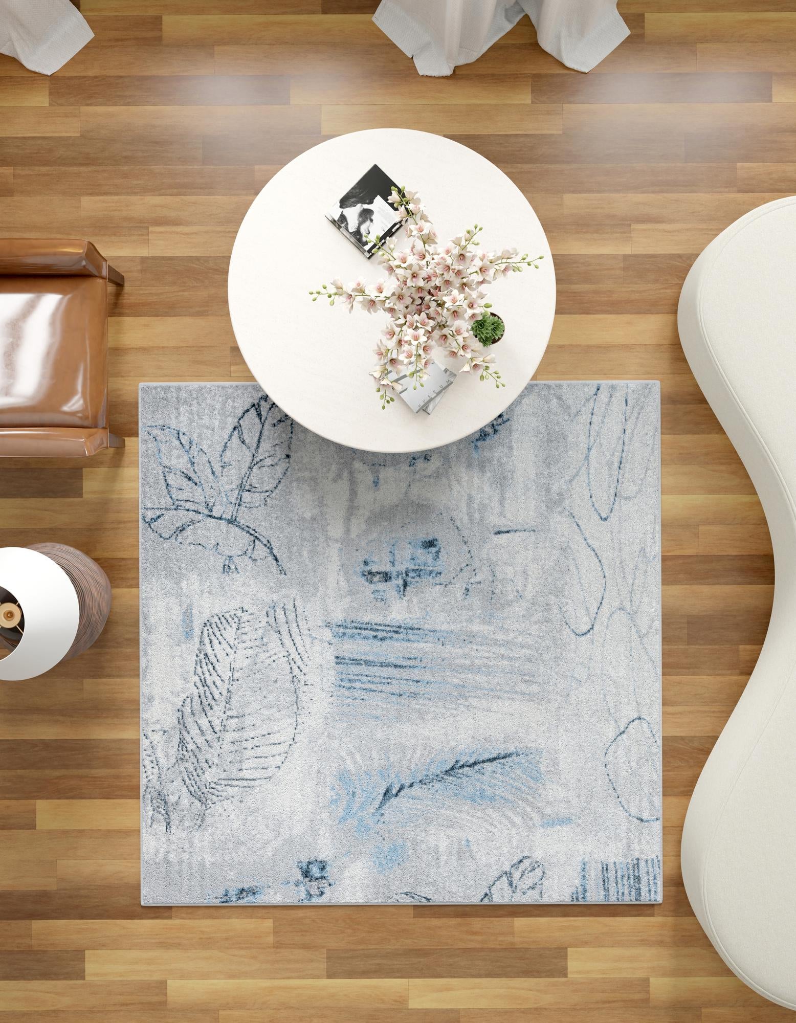 5' 3 x 5' 3 Kamala Washable Square Rug
