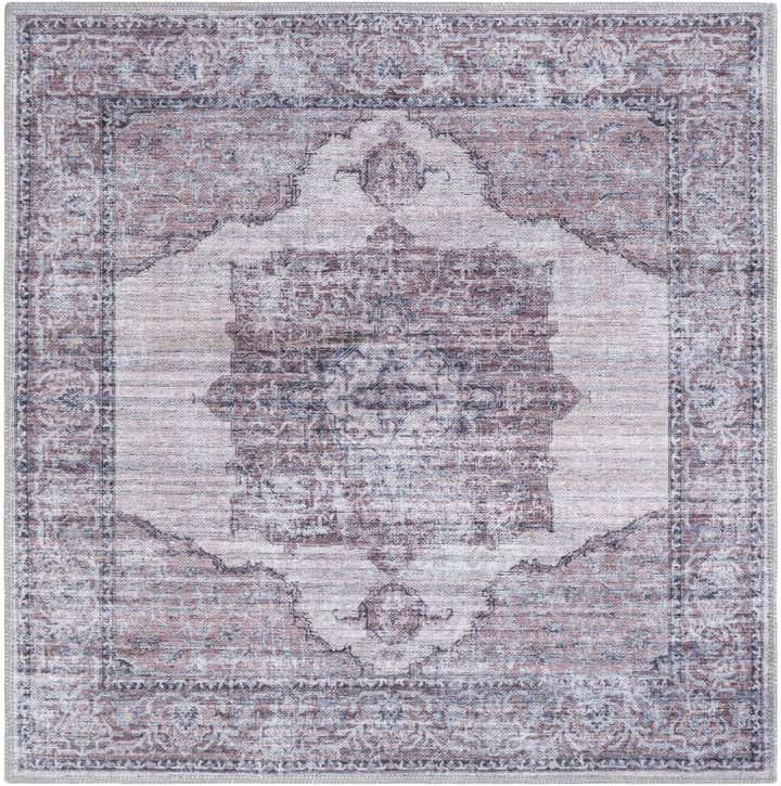 100cm x 100cm Washable Mangata Square Rug