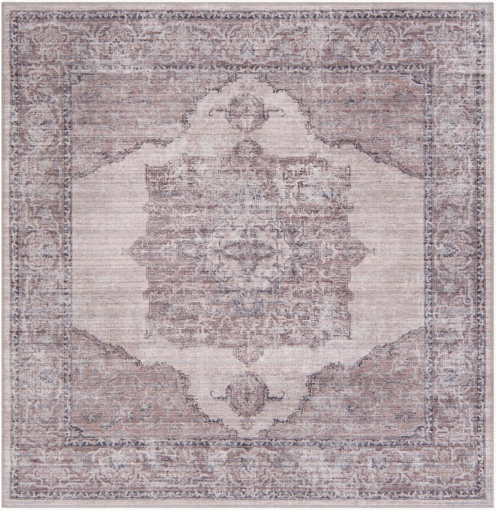 6' x 6'  Washable Mangata Square Rug