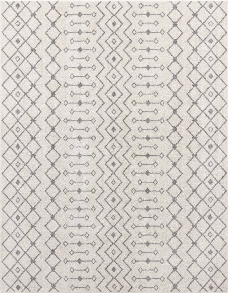 Detail image of 10' x 10' Moroccan Trellis Square Rug