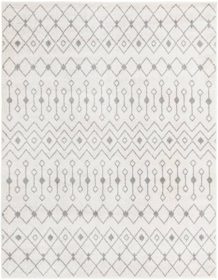 Detail image of 7' 10 x 7' 10 Moroccan Trellis Square Rug