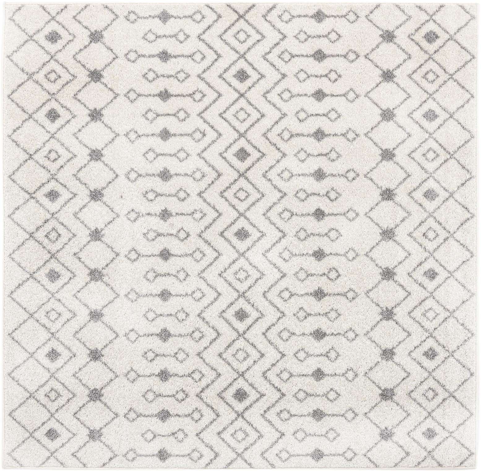 6' x 6' Moroccan Trellis Square Rug