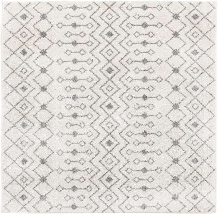 6' x 6' Moroccan Trellis Square Rug