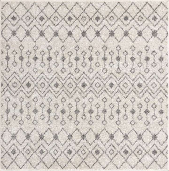 5' 3 x 5' 3 Moroccan Trellis Square Rug