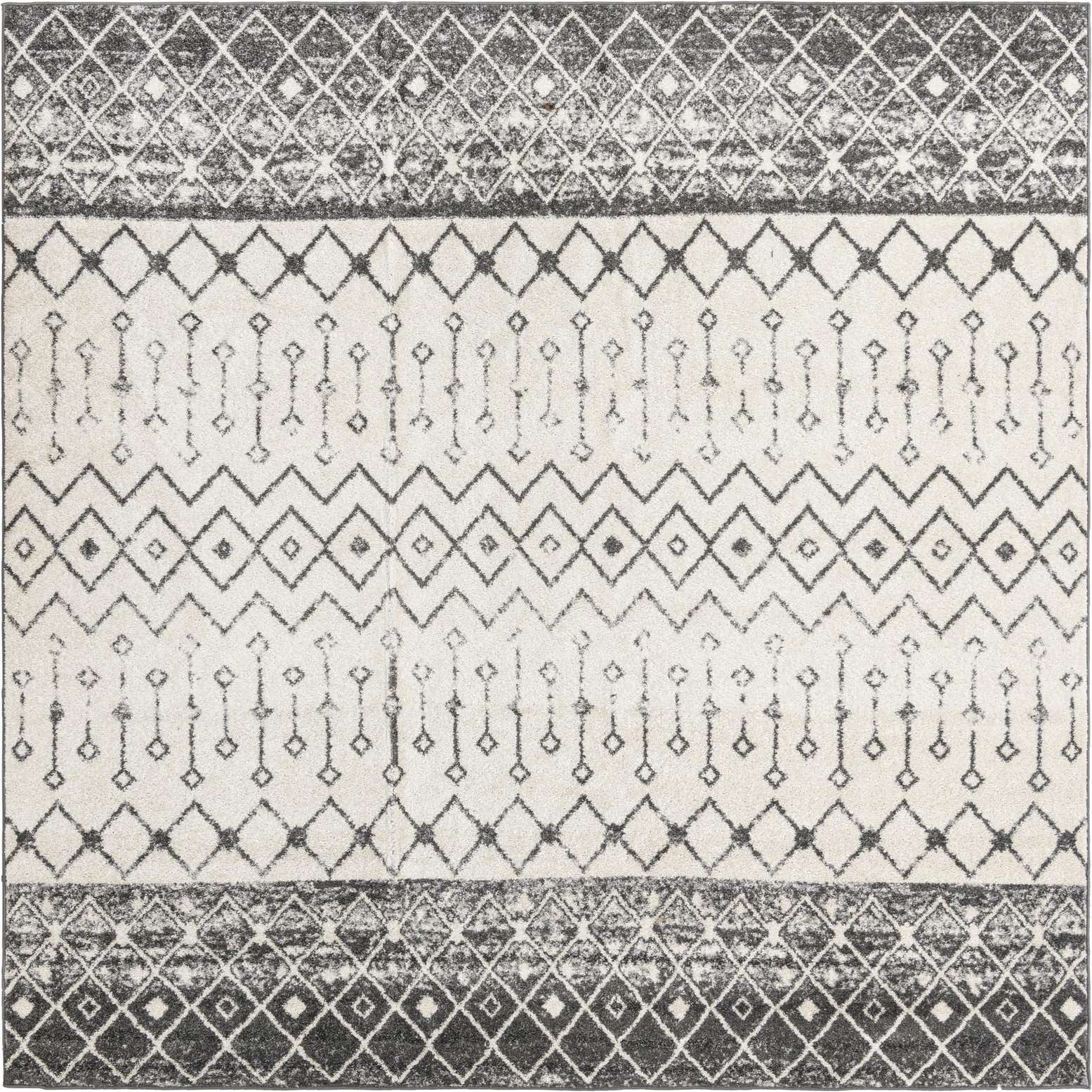 10' x 10' Moroccan Trellis Square Rug