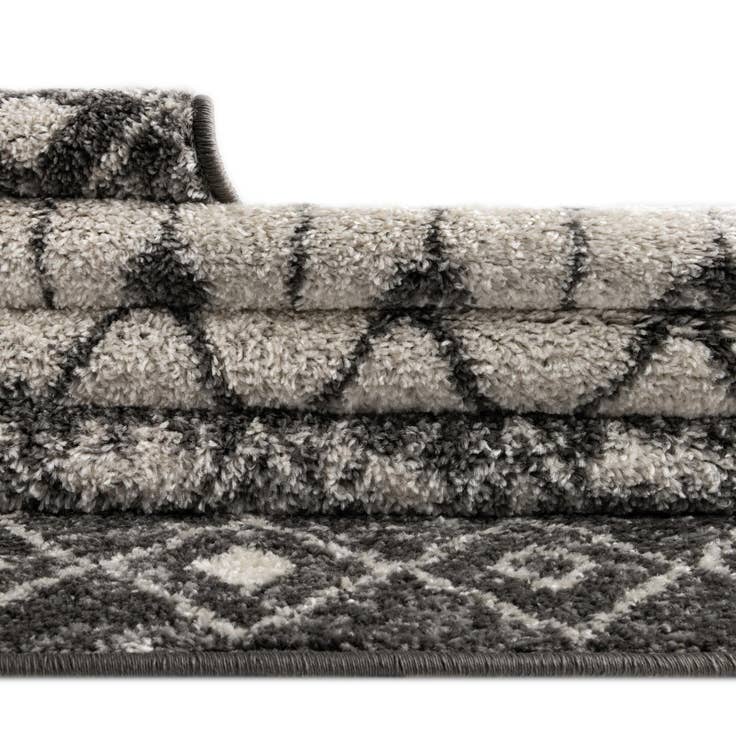 Detail image of 10' x 10' Moroccan Trellis Square Rug