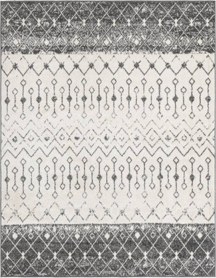 Detail image of 7' 10 x 7' 10 Moroccan Trellis Square Rug
