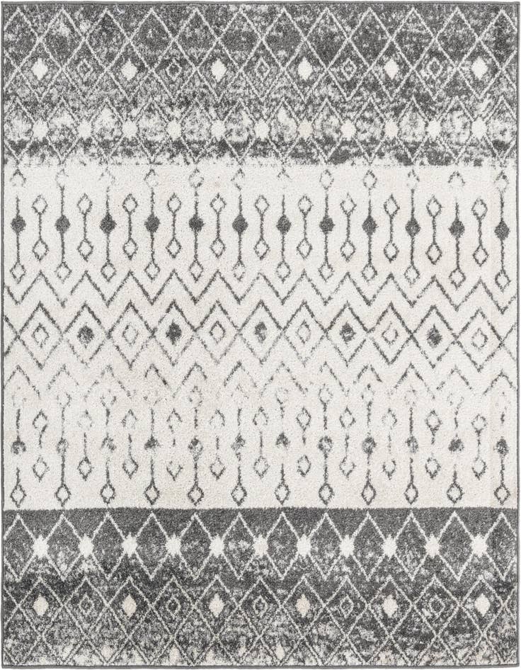 Detail image of 6' x 6' Moroccan Trellis Square Rug