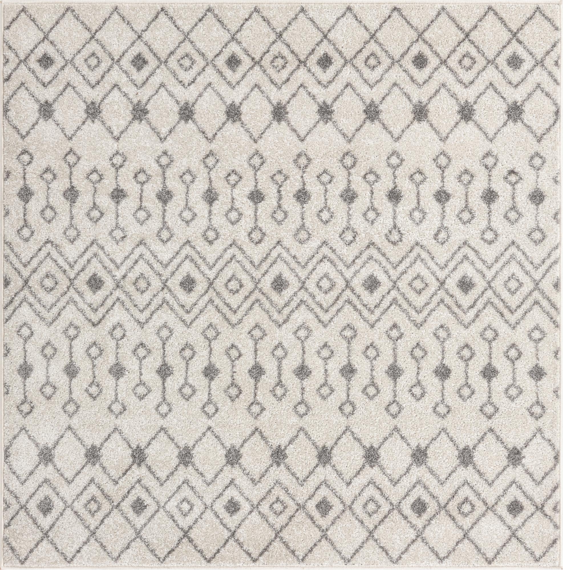 Primary image 5' 3 x 5' 3 Moroccan Trellis Square Rug