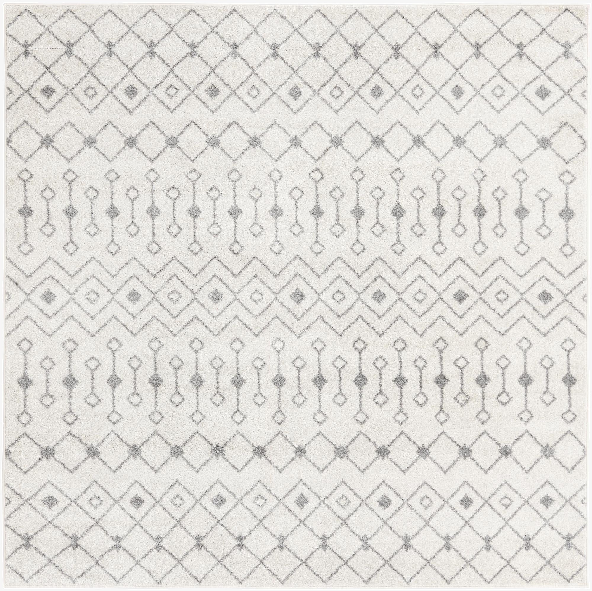 Primary image 7' 10 x 7' 10 Moroccan Trellis Square Rug