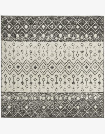 5' 3 x 5' 3 Moroccan Trellis Square Rug