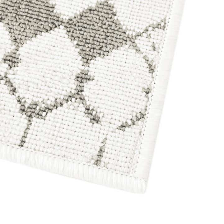 7' 10 x 7' 10 Easy-Clean Lattice Indoor / Outdoor Square Rug