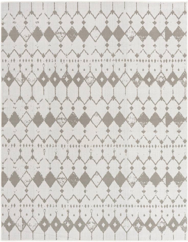 Detail image of 7' 10 x 7' 10 Easy-Clean Lattice Indoor / Outdoor Square Rug