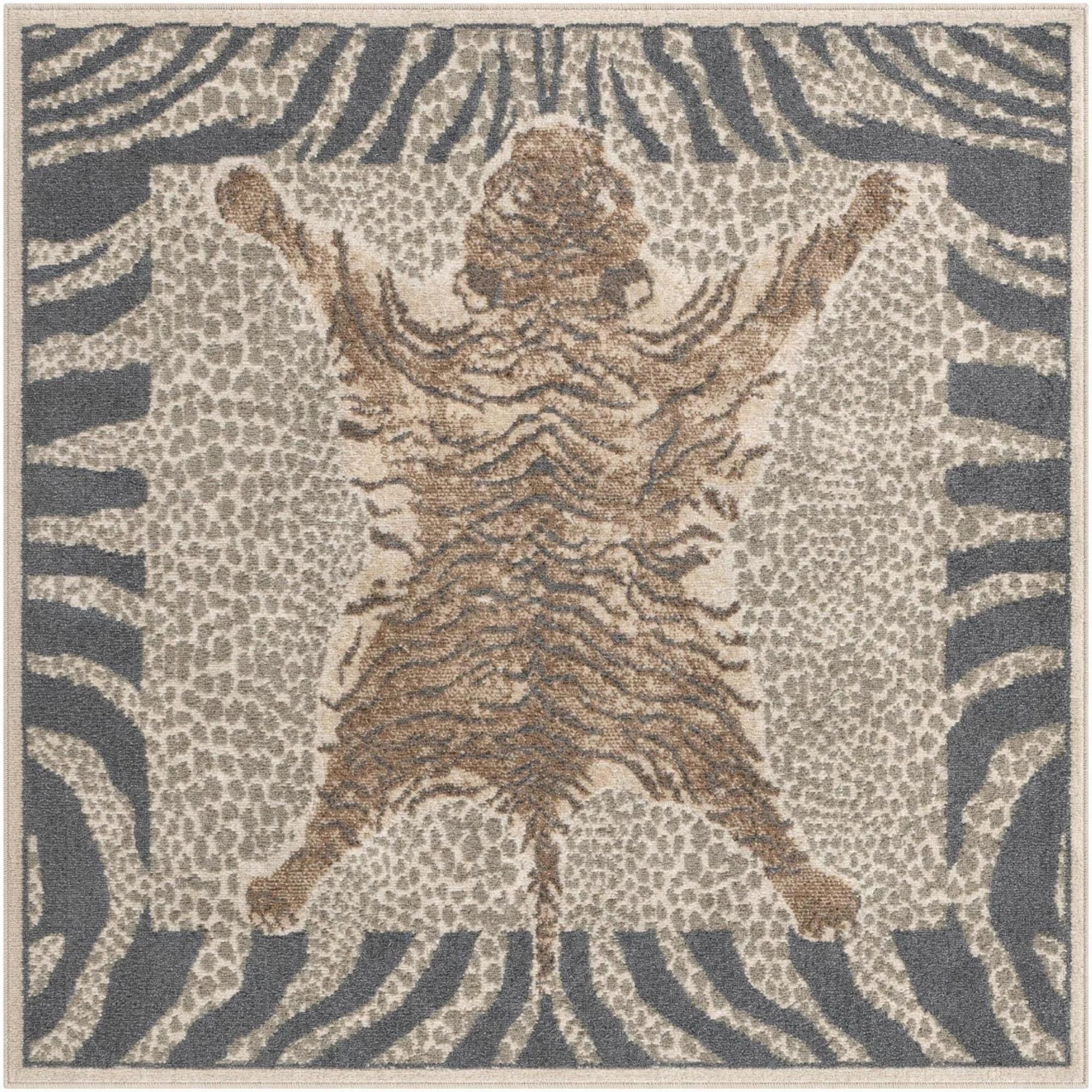 160cm x 160cm Safari Square Rug