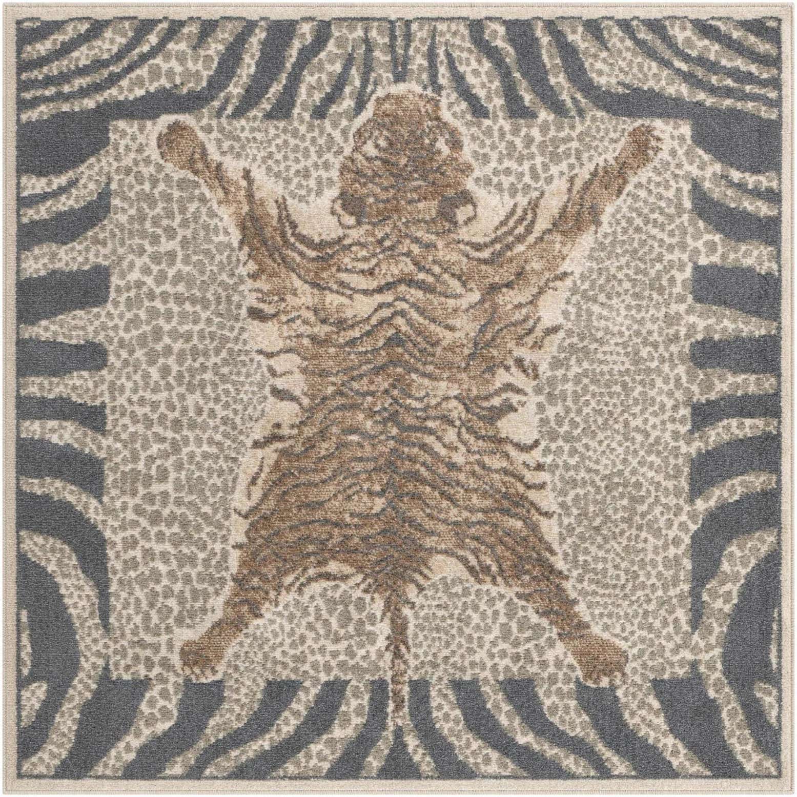 5' 3 x 5' 3 Safari Square Rug