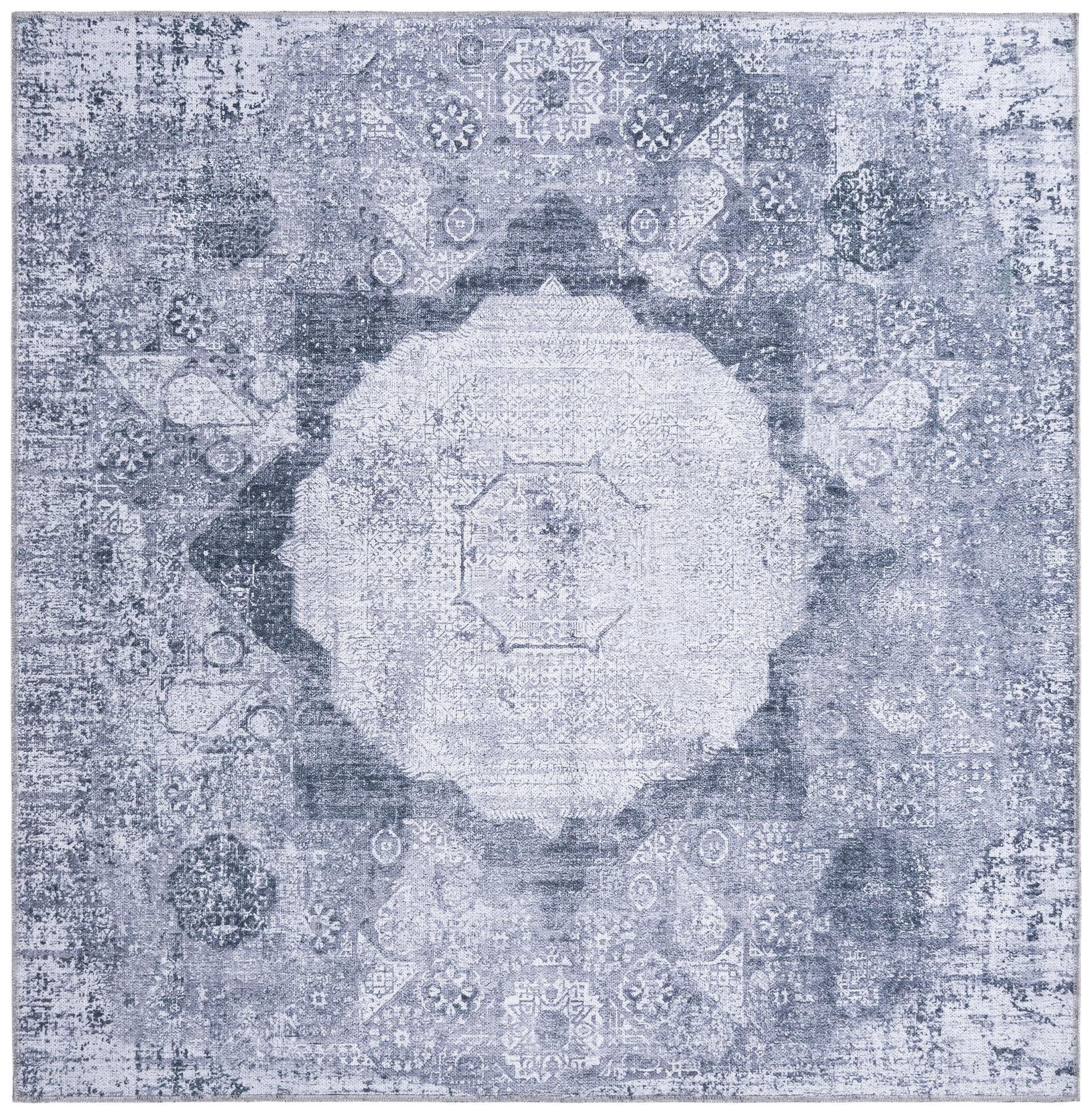 5' 3 x 5' 3 Washable Yara Square Rug