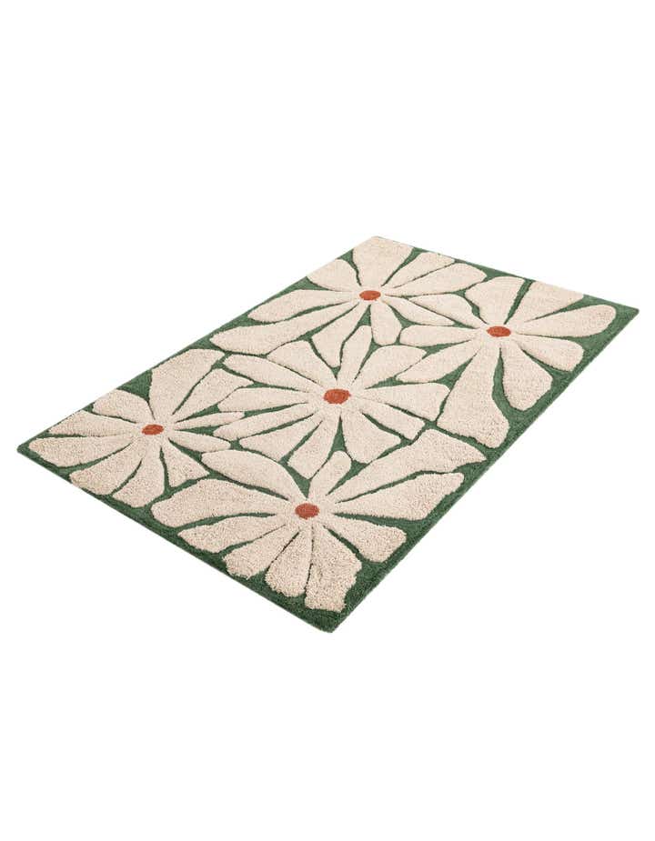 3' 3 x 5' 3 Handtufted Wool Rug