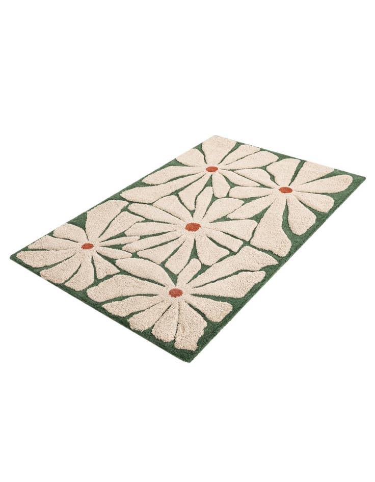 Detail image of 3' 3 x 5' 3 Handtufted Wool Rug