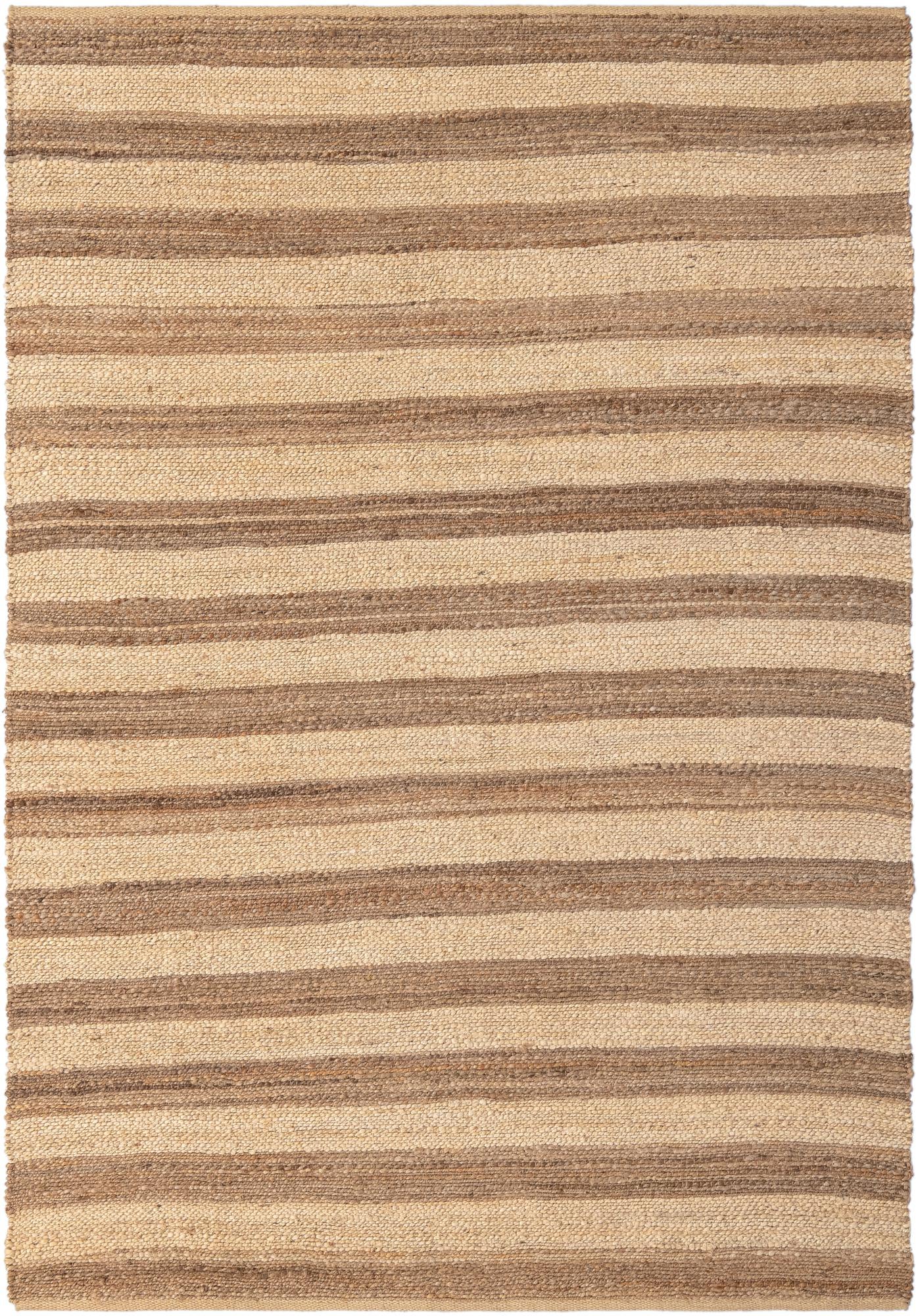 6' 1 x 9' Handmade Braided Jute Rug