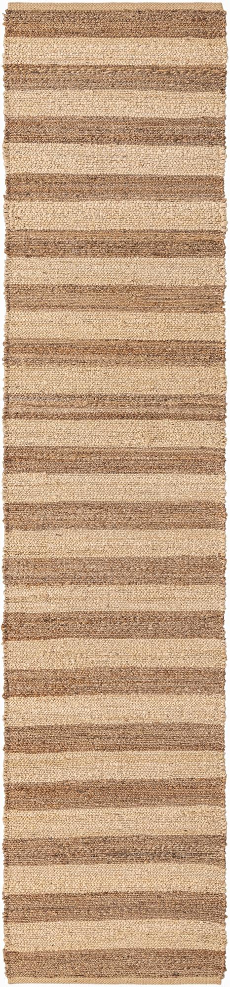2' 7 x 12' Handmade Braided Jute Runner Rug