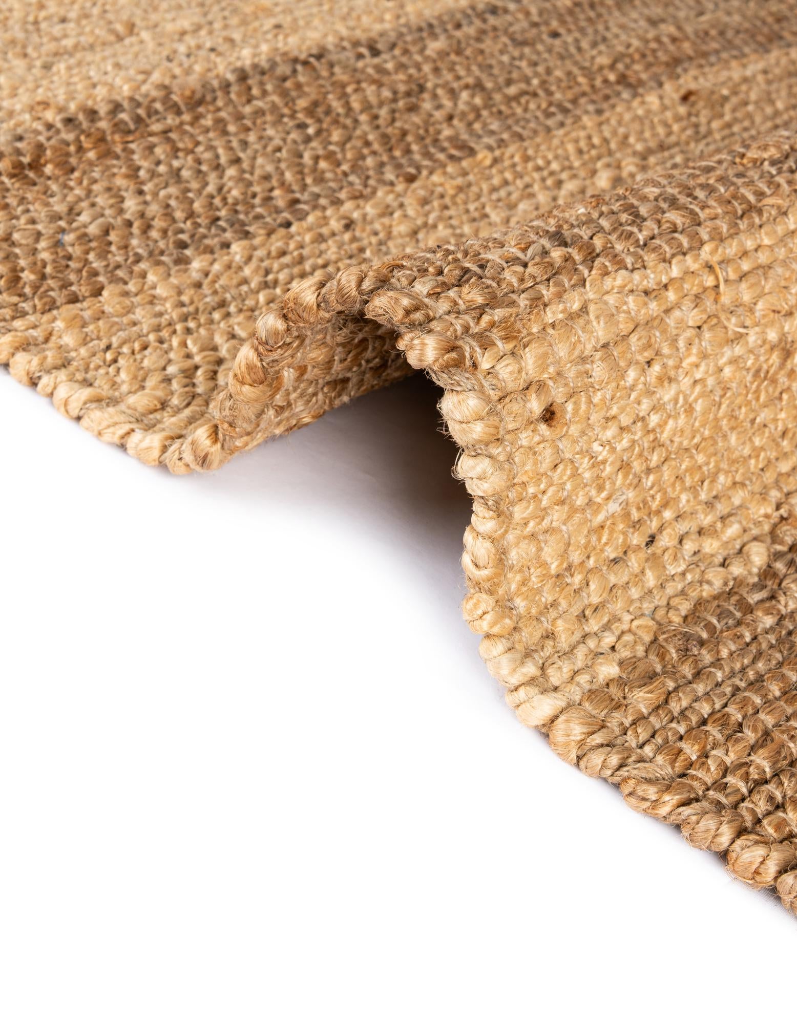 2' 7 x 12' Handmade Braided Jute Runner Rug