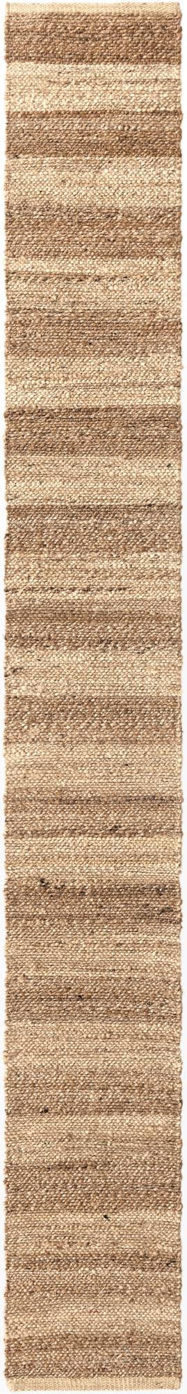 1' 2 x 10' Handmade Braided Jute Table Runner Rug