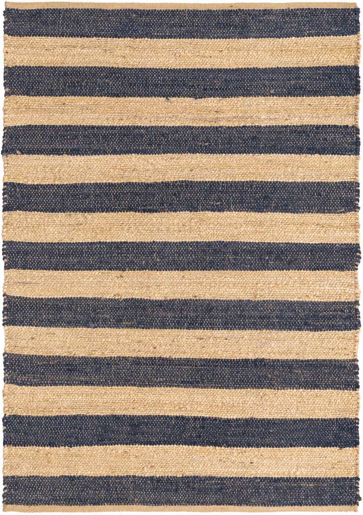 4' 1 x 6' 1 Handmade Braided Jute Rug