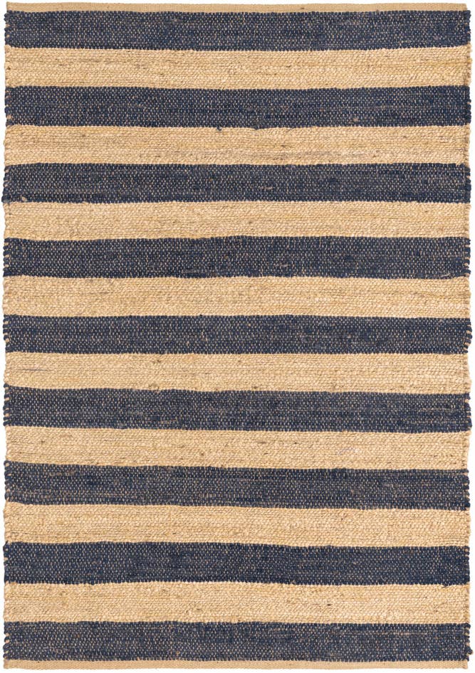 Detail image of 4' 1 x 6' 1 Handmade Braided Jute Rug