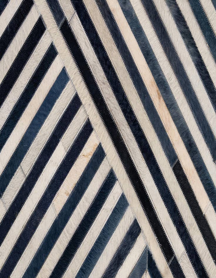 Detail image of 7' 11 x 10' 10 Cowhide - Patchwork Rug