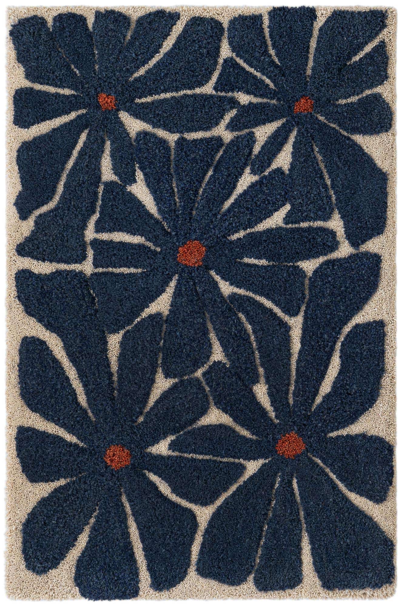 100cm x 160cm Handtufted Wool Alfombra