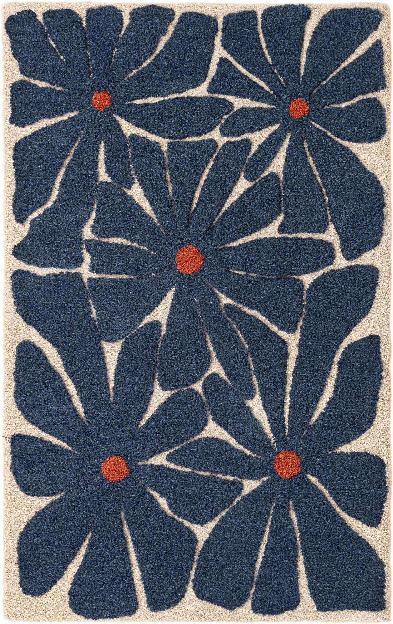 7' 1 x 10' Handtufted Wool Rug