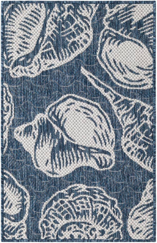 Detail image of 2' x 3' Easy-Clean Coastal Indoor / Outdoor Rug